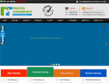 Tablet Screenshot of prayastechnology.com